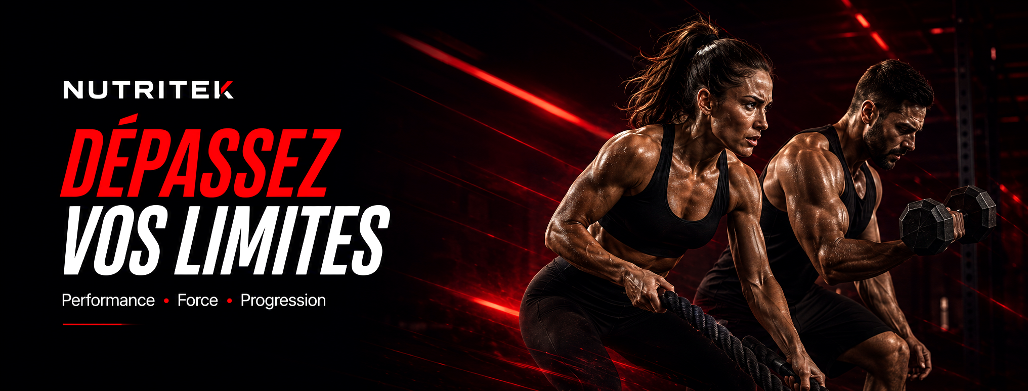 Bannière NUTRITEK performance et progression